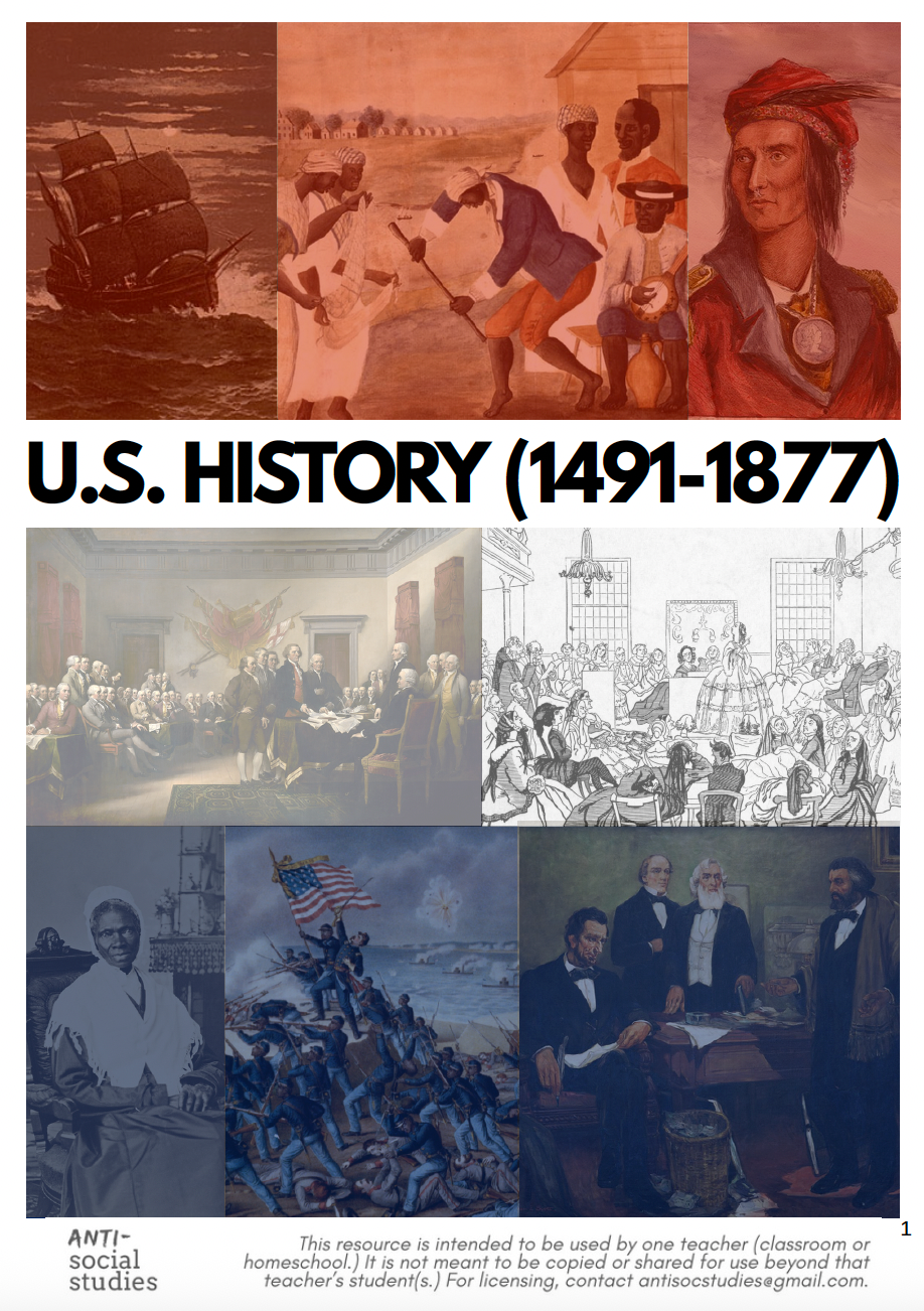 U.S. History Curriculum (1491-1877)